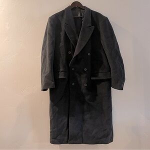 Vintage Boston Traders XL Wool Pea Coat Mens Size 44 REG Black Lined Jac…